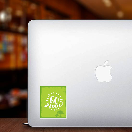 Go Green Trees Sticker
