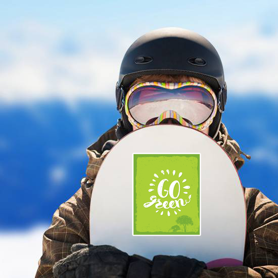 Go Green Trees Sticker
