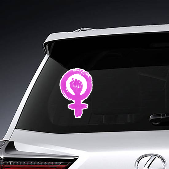 Grunge Feminism Protest Sticker
