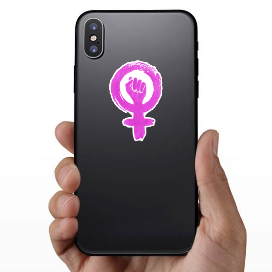 Grunge Feminism Protest Sticker