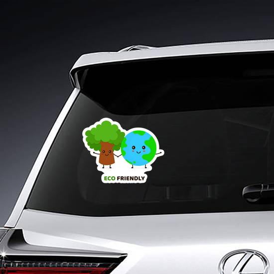 Happy Eco Friendly Sticker