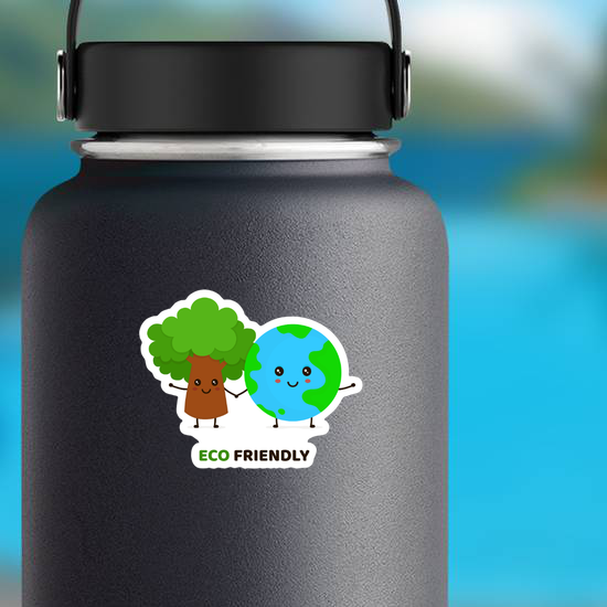 Happy Eco Friendly Sticker