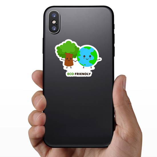 Happy Eco Friendly Sticker