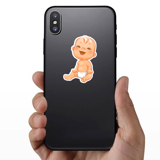 Happy Smiling Baby Sticker