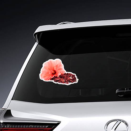 Hibiscus Tea And Flower Sticker example