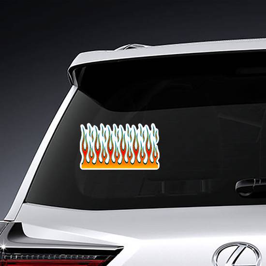 Hotrod Flames Fire Sticker