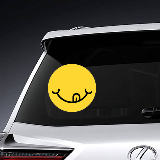 Hungry Emoji Face Sticker