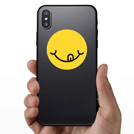 Hungry Emoji Face Sticker
