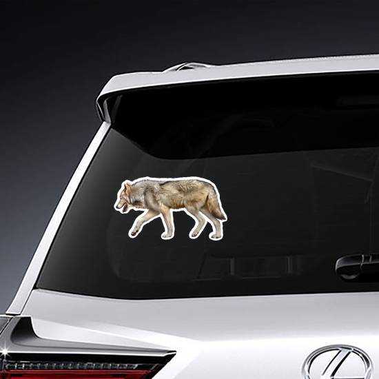 Hunting Wolf Sticker