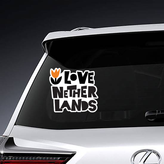 I Love Netherlands Sticker