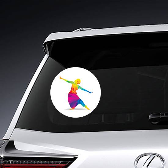 Indian Classical Dancer Sticker