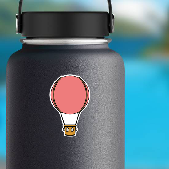 Isolated Hot Air Balloon Illustration