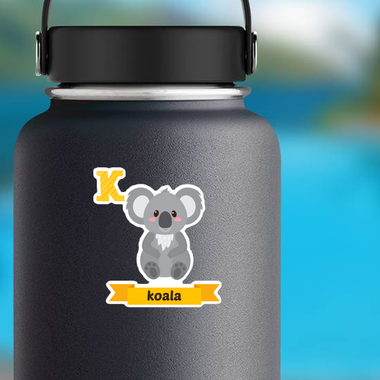 K Is For Koala Sticker