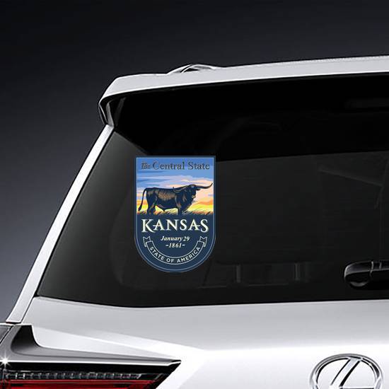 Kansas Banner Sticker example 