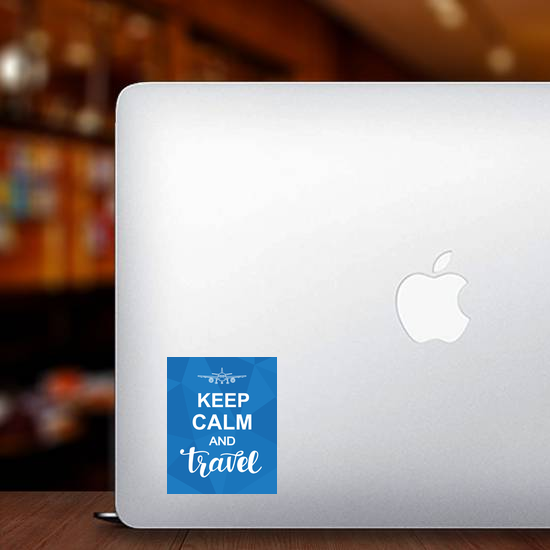 Keep Calm And Travel Sticker