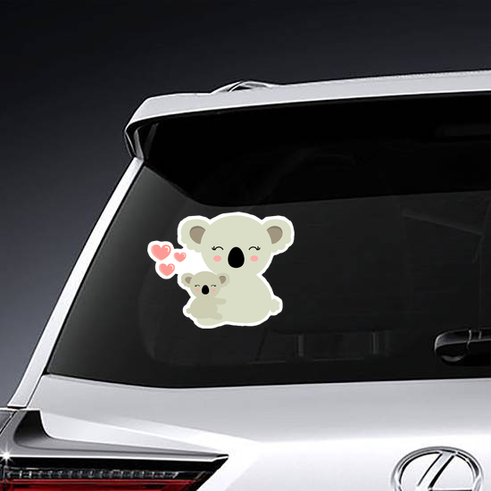 Koala Bear Mama and Baby Sticker