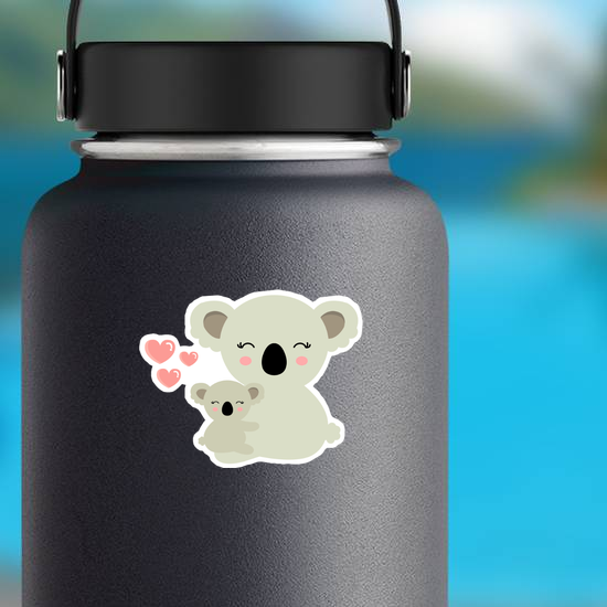 Koala Bear Mama and Baby Sticker