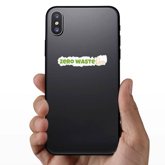 Leaf Zero Waste Sticker