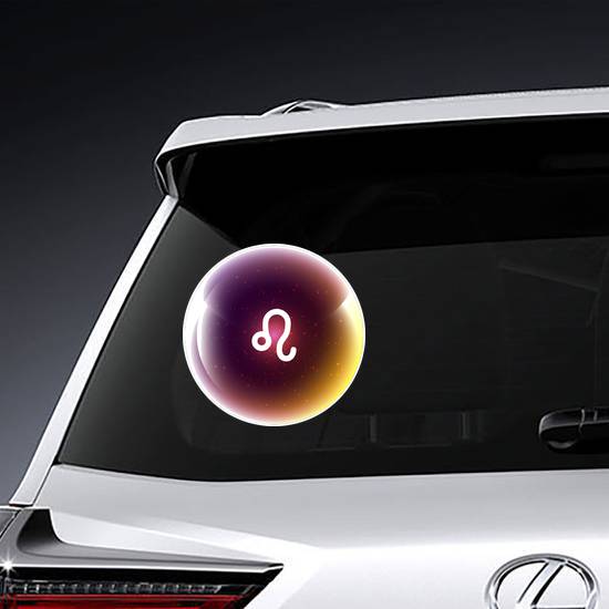 Leo Luminous Ball Sticker example