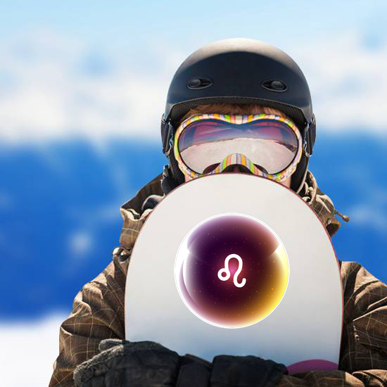 Leo Luminous Ball Sticker