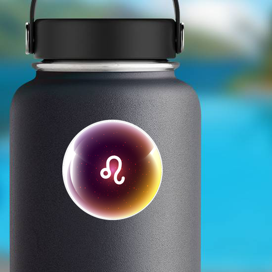 Leo Luminous Ball Sticker