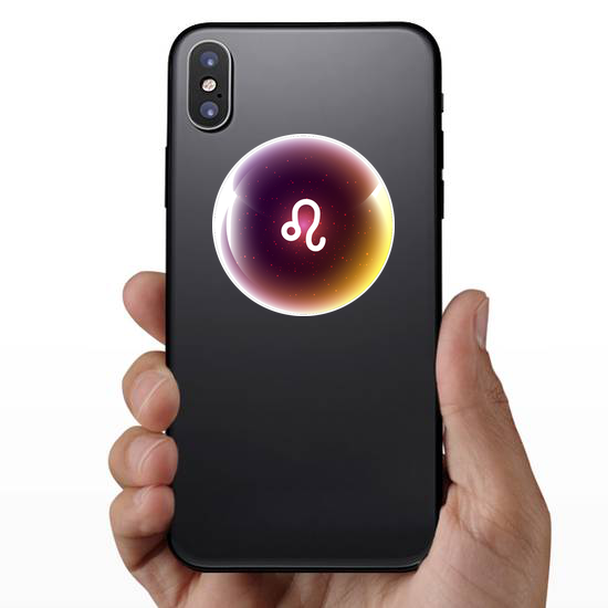 Leo Luminous Ball Sticker