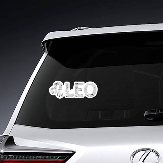 Leo Zodiac Sign Sticker