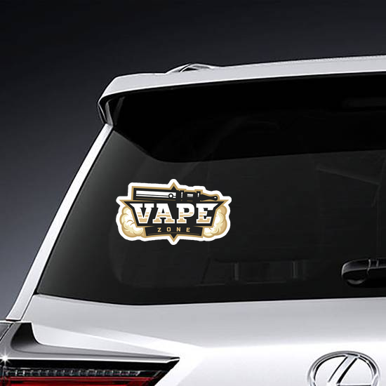 Light Vape Zone Logo Sticker