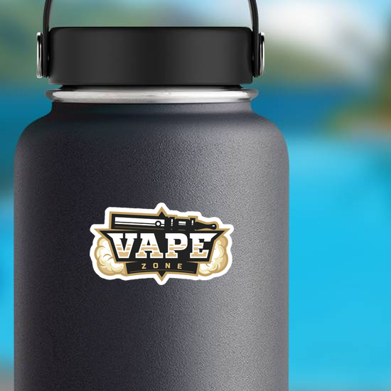 Light Vape Zone Logo Sticker