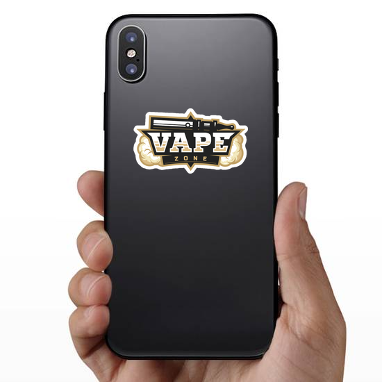 Light Vape Zone Logo Sticker