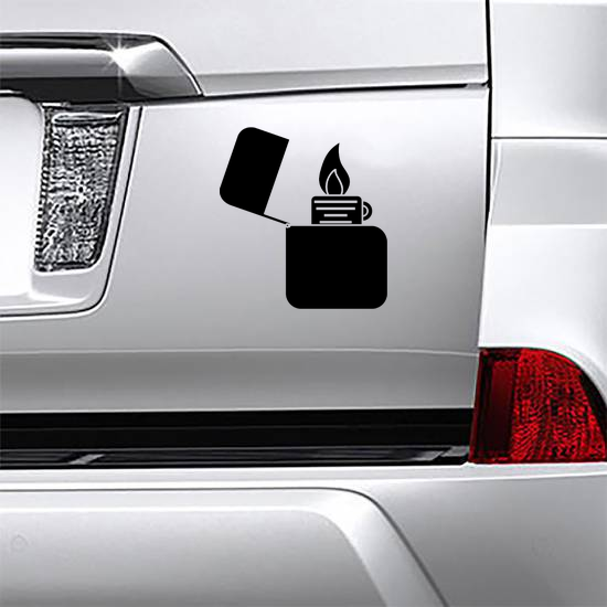 Lighter Icon Sticker