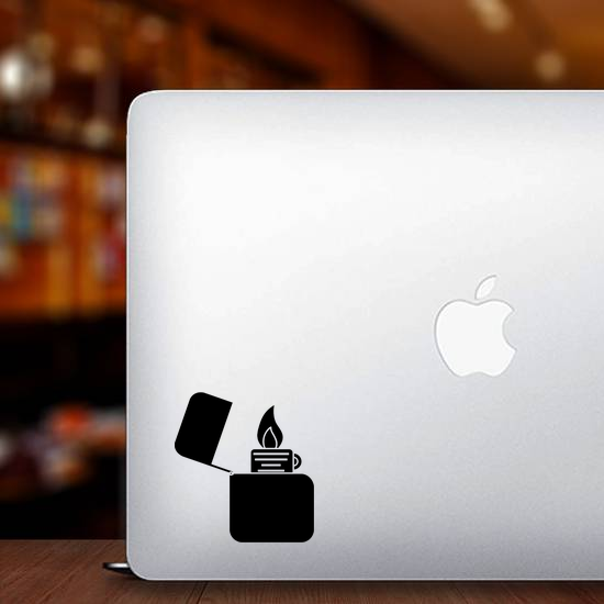 Lighter Icon Sticker