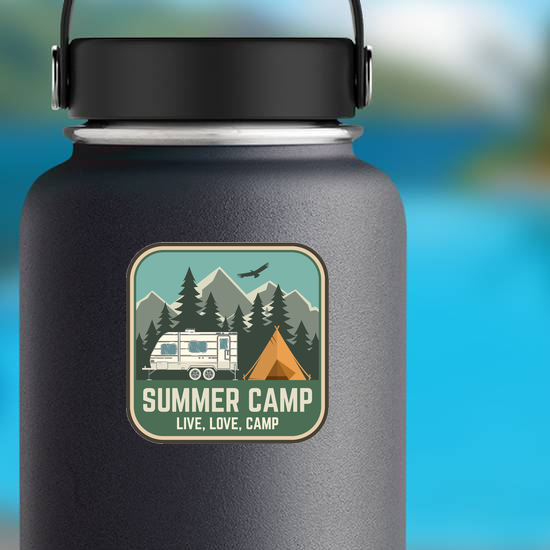 Live, Love, Summer Camp Sticker