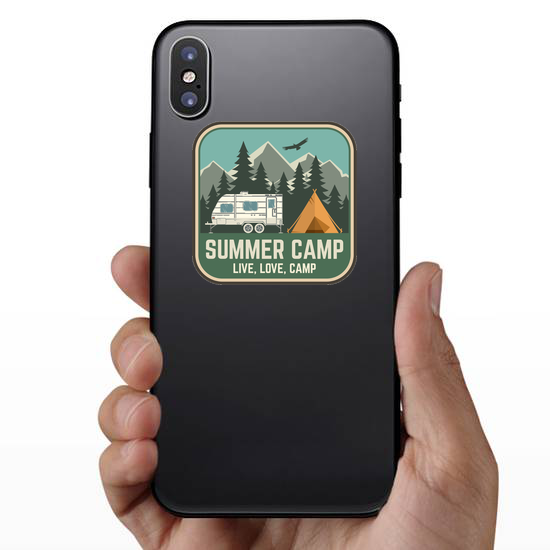 Live, Love, Summer Camp Sticker