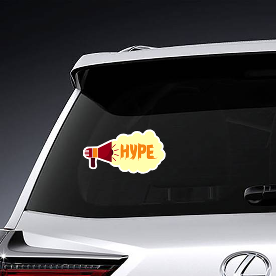 Megaphone Hype Meme Sticker