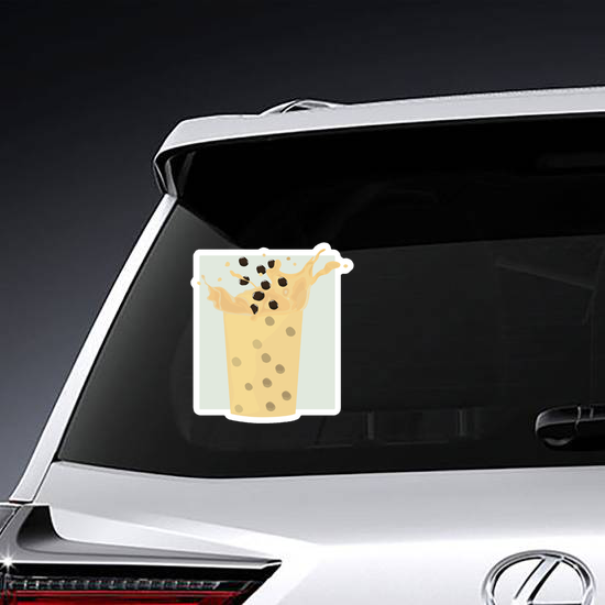 Milk Splash Boba Sticker