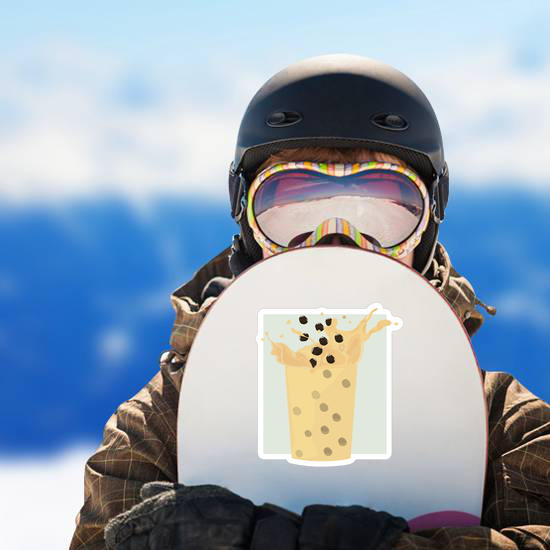 Milk Splash Boba Sticker