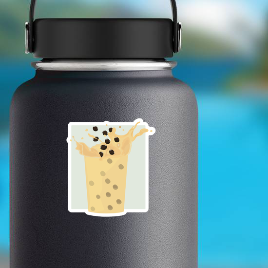 Milk Splash Boba Sticker