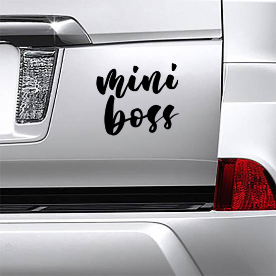 Mini Boss Baby Sticker
