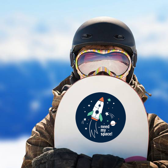Need My Space Spaceship Sticker