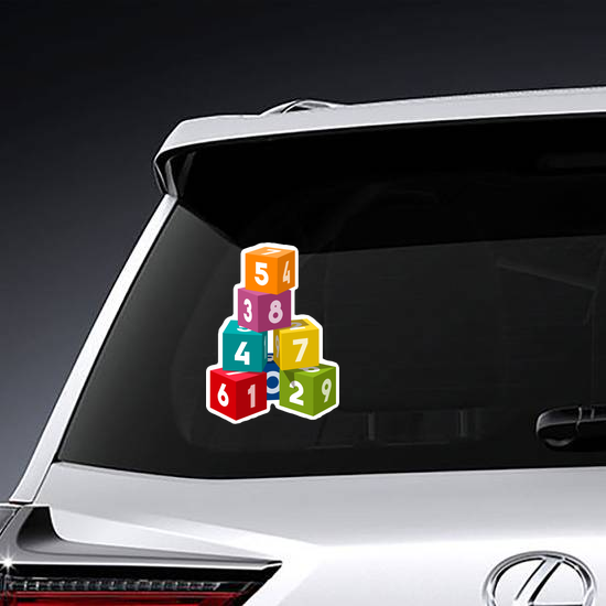 Number Blocks Sticker