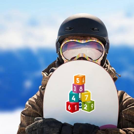 Number Blocks Sticker