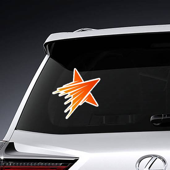 Orange Shooting Star Logo