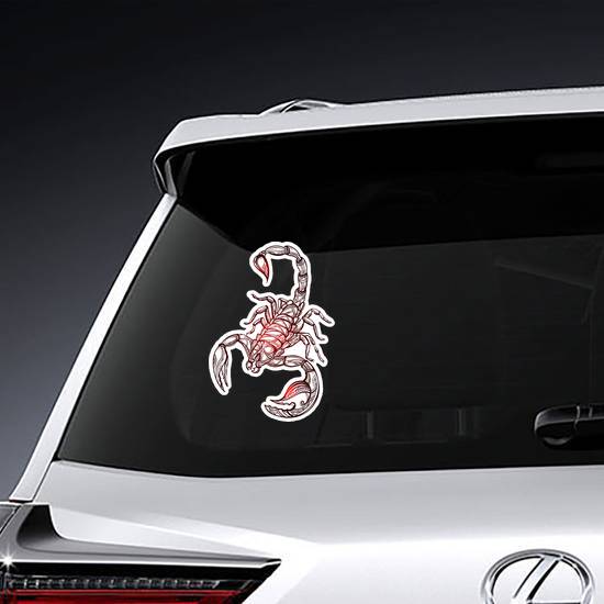 Ornate Exquisite Scorpion Sticker example 