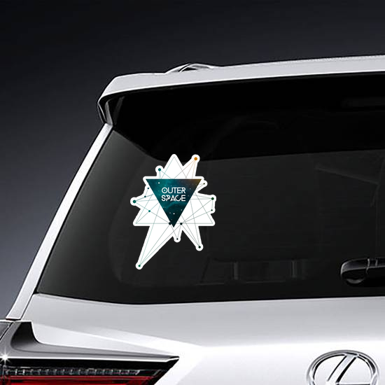 Outer Space Scientific Design Sticker