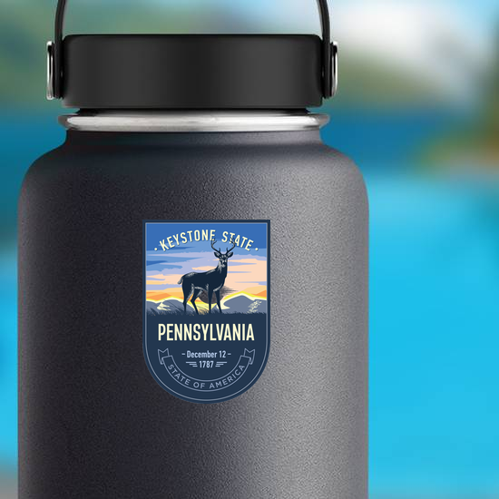 Pennsylvania Banner Sticker