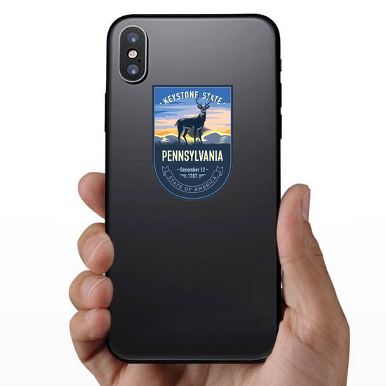 Pennsylvania Banner Sticker