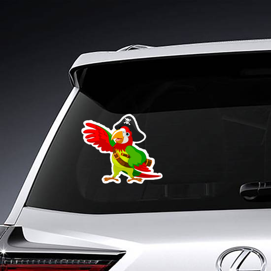 Pirate Parrot Sticker