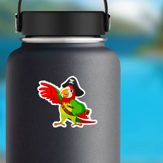 Pirate Parrot Sticker