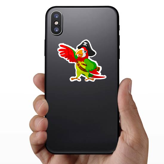 Pirate Parrot Sticker